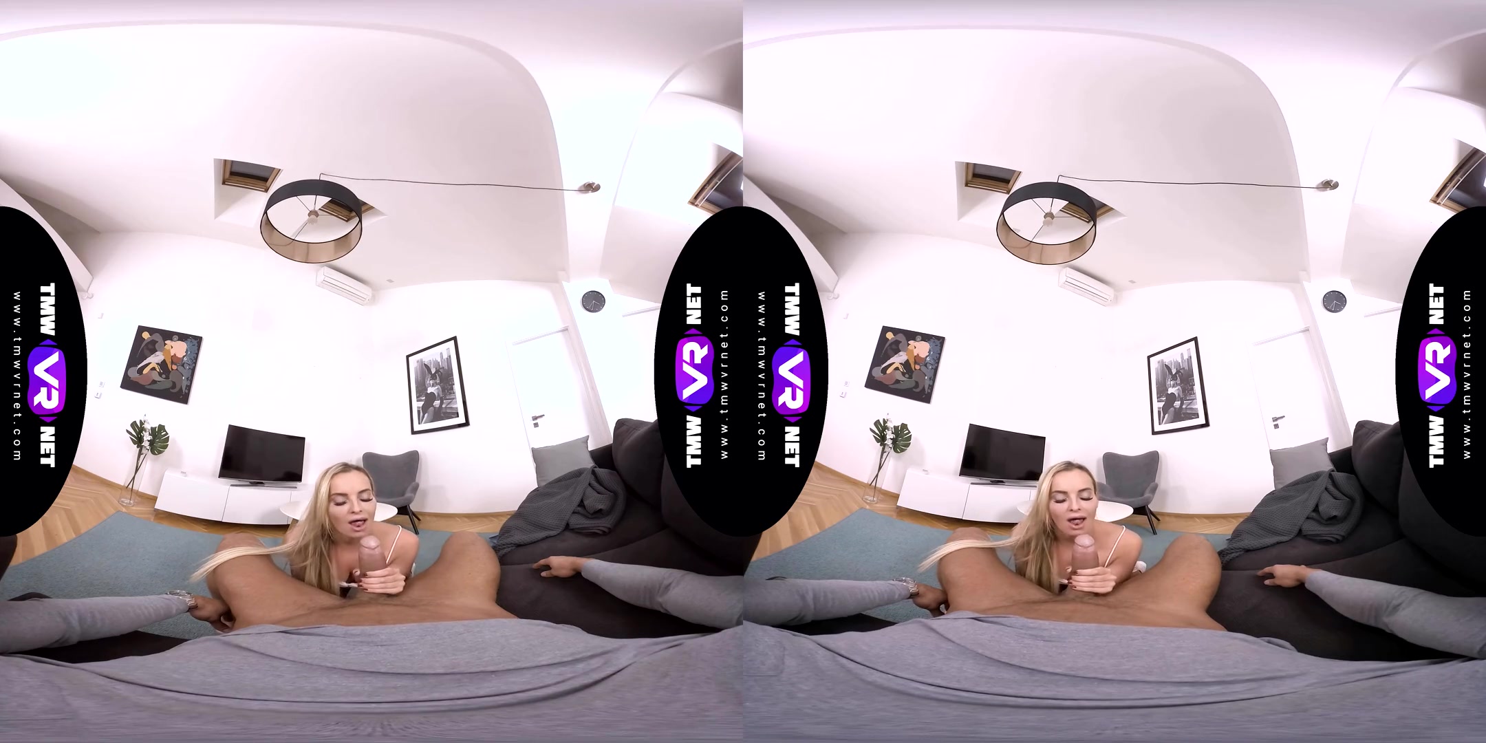Blonde Ass Gets Sticky With Sperm - SexLikeReal