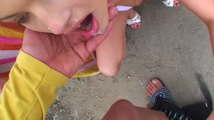 Cash for live sex in public place