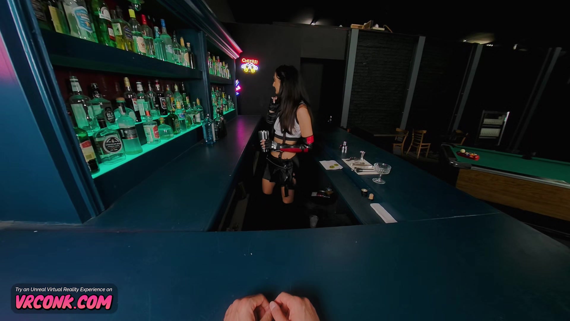 VR Conk Final Fantasy VII Tifa Lockhart sex cosplay with Eliza Ibarra VR Porn