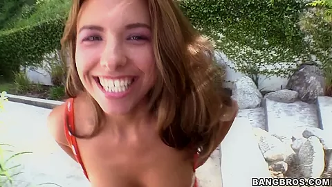 Danica Dillon hides her bean from mighty ebony hunter