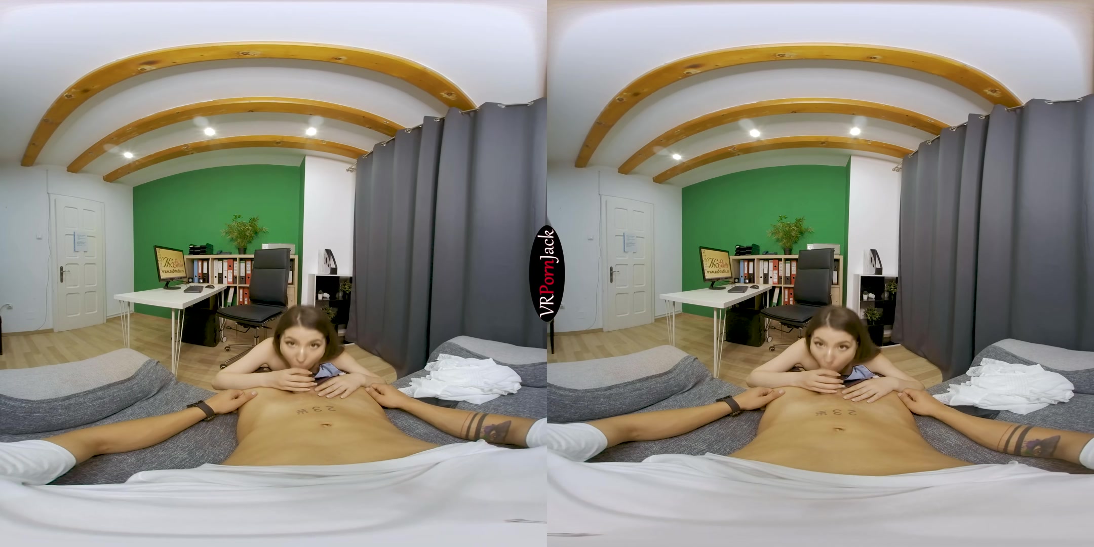 At the Office - Visit from my BF - VRpornjack