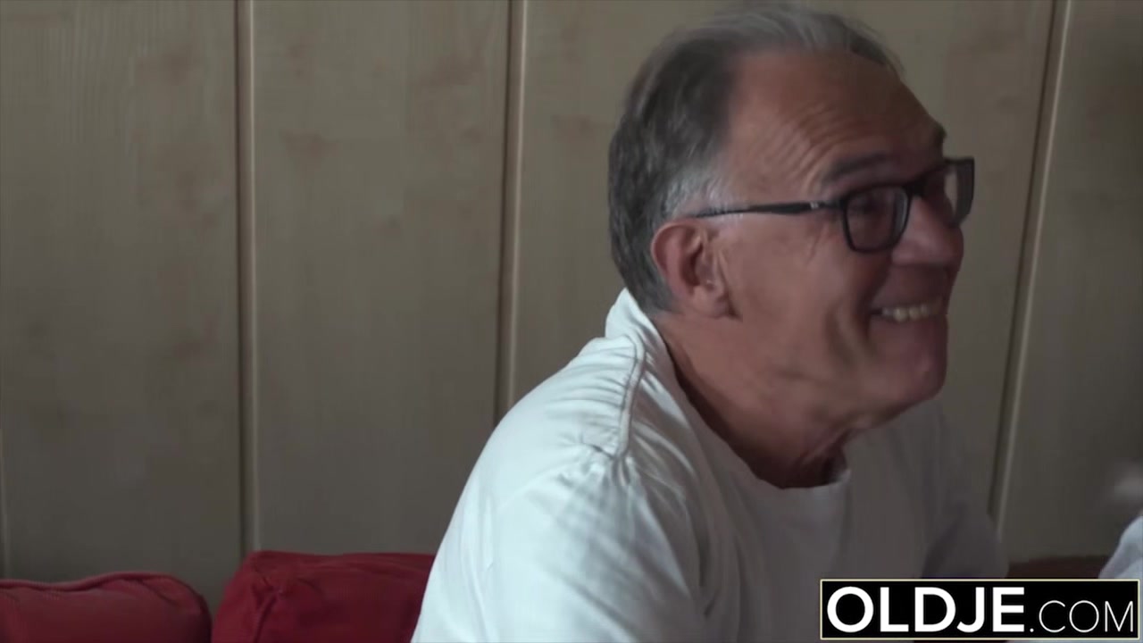 Dirty young girl secretly lusting for old dick