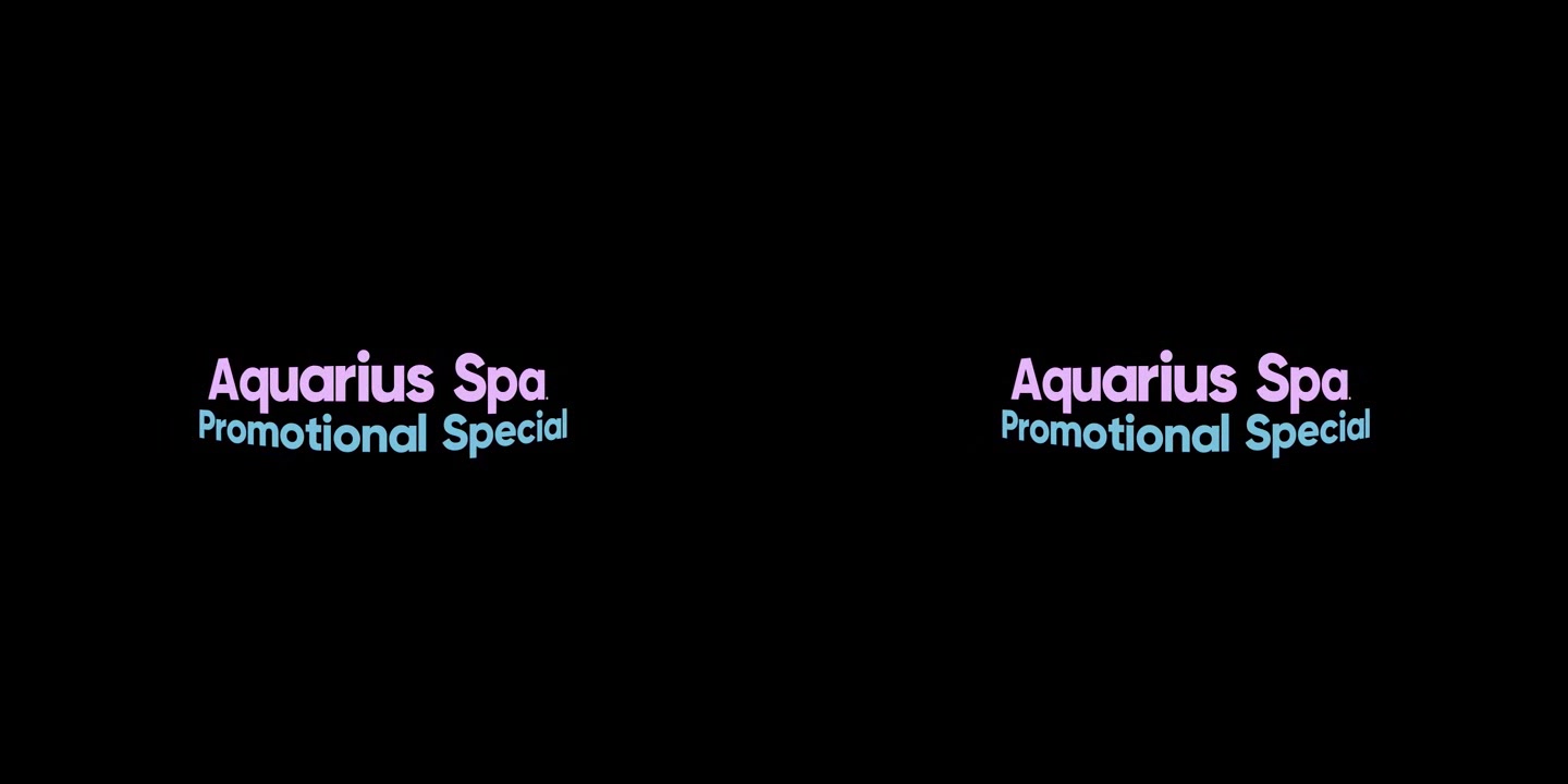 Aquarius Spa: Promotional Special - SLROriginals