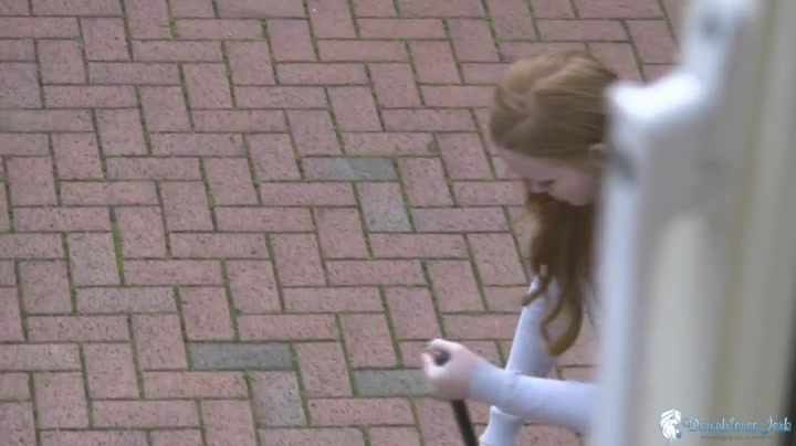 Kloe Kane in Driveway - DownblouseJerk