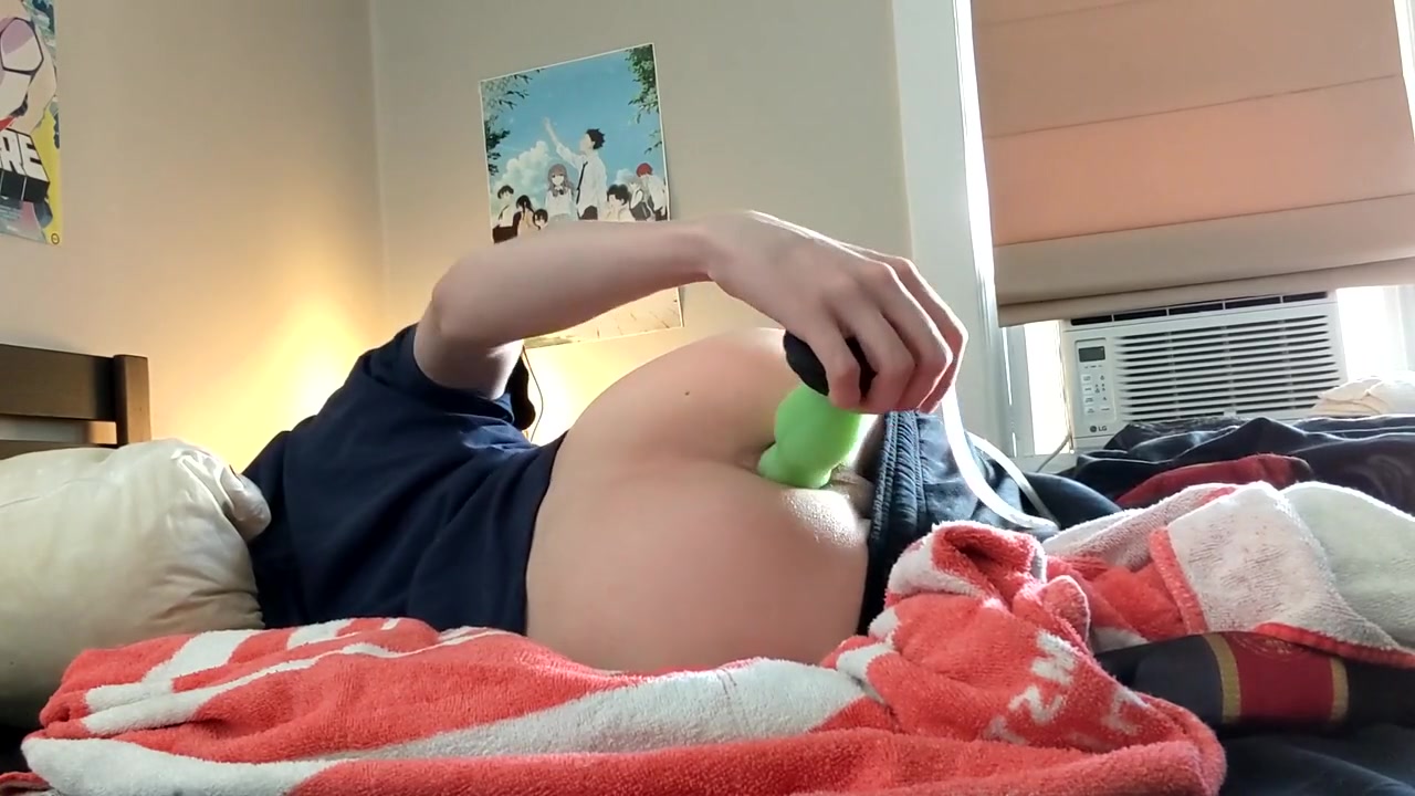 Femboy Fucks And Rides Dildo Until He Cums lewdtari