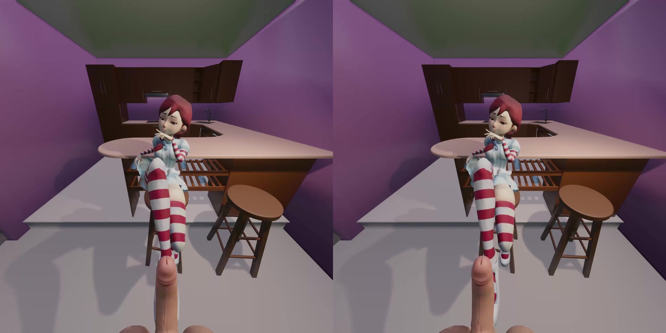 Wendy Footjob - Cute Cosplay CGI - VRAnimeTed - SexLikeReal