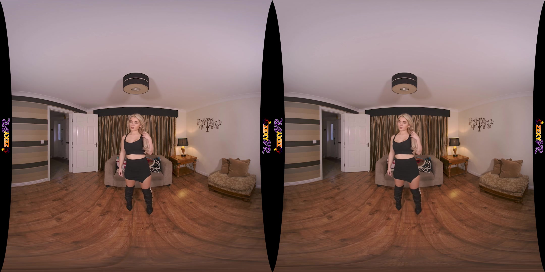 Babe In Black featuring Chelsea Essex - ZexyVR