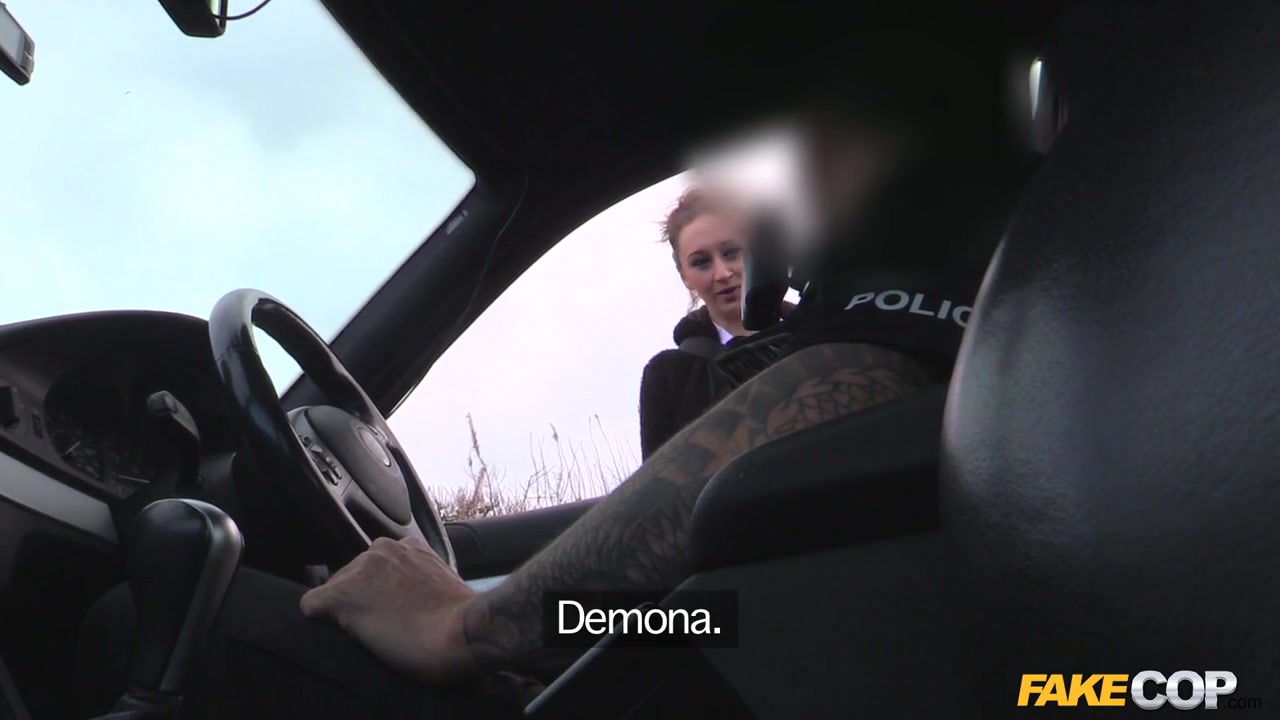 Demona in Slutty American fucked by UK Copper - FakeCop