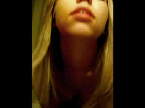 Really nice blonde stripping all her clothes off