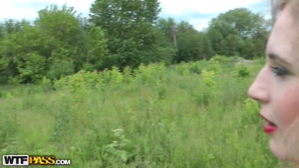 Additional-unfathomable oral in the grass