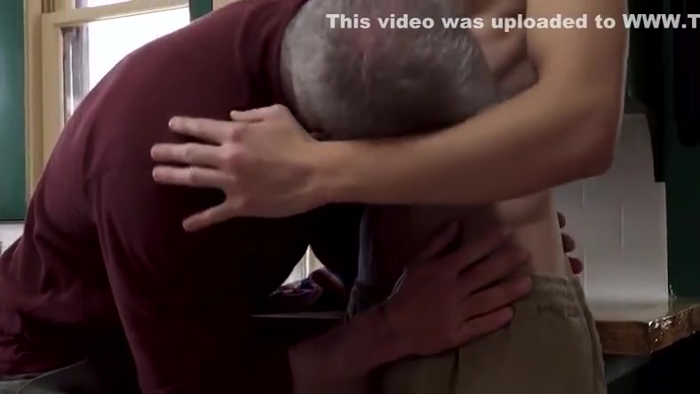FamilyDick - Caring Stepgrandpa bonks A boy In The Kitchen