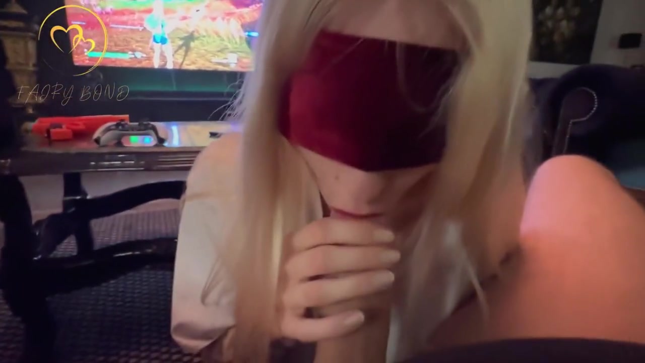 Loosing Fortnite Caused By Blind Step Sis Blowjob