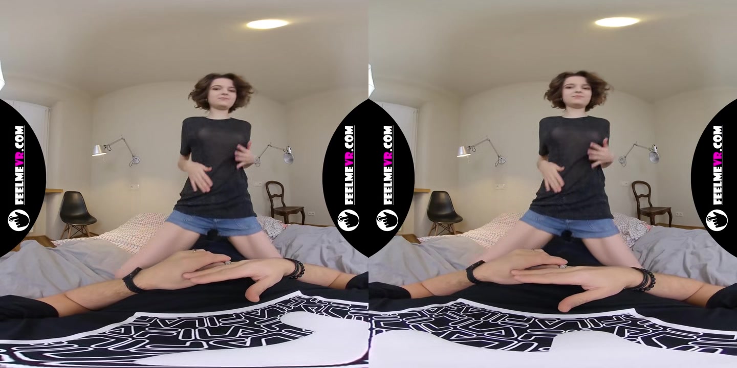 Polyna Masturbates Sitting On The Man Virtual Reality - FeelMeVR