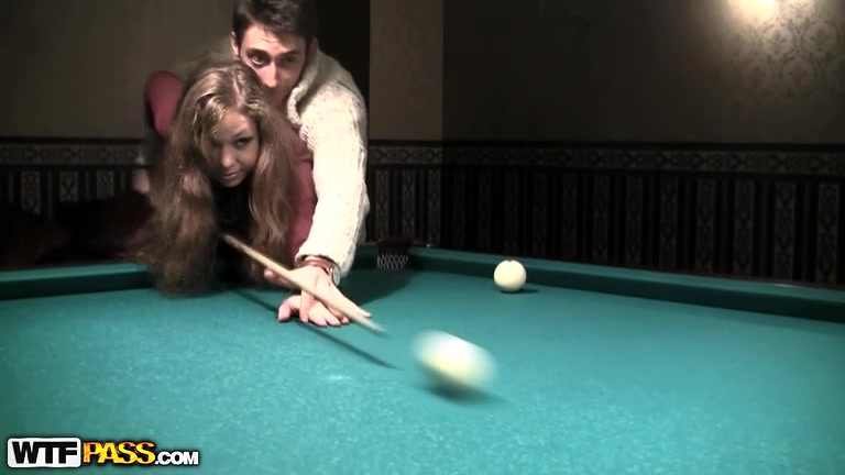 Steamy pick up fuck instead of playing billiards