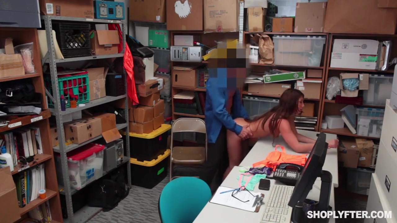 Long Red Haired teen 18+ Is Passionately Fucking With Cop - Davina Davis