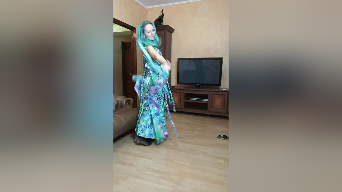 Black Sea Mermaid In Pantyhose - Ladyfoxxx