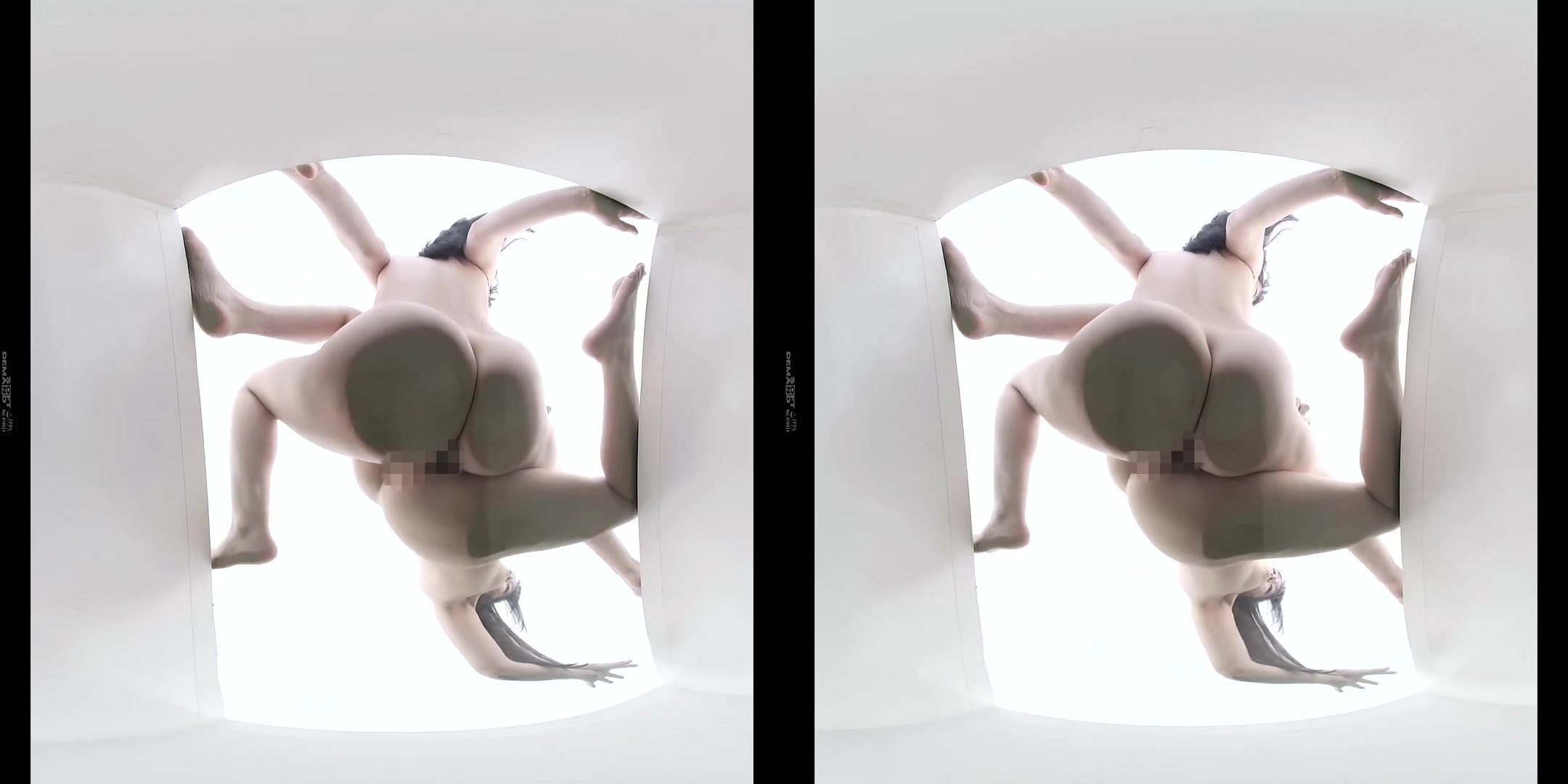 Momoka Kato and Ellie Akira - The Ultimate View! Watching Squirting Strap-On Lesbian Sex from Below - SodCreate