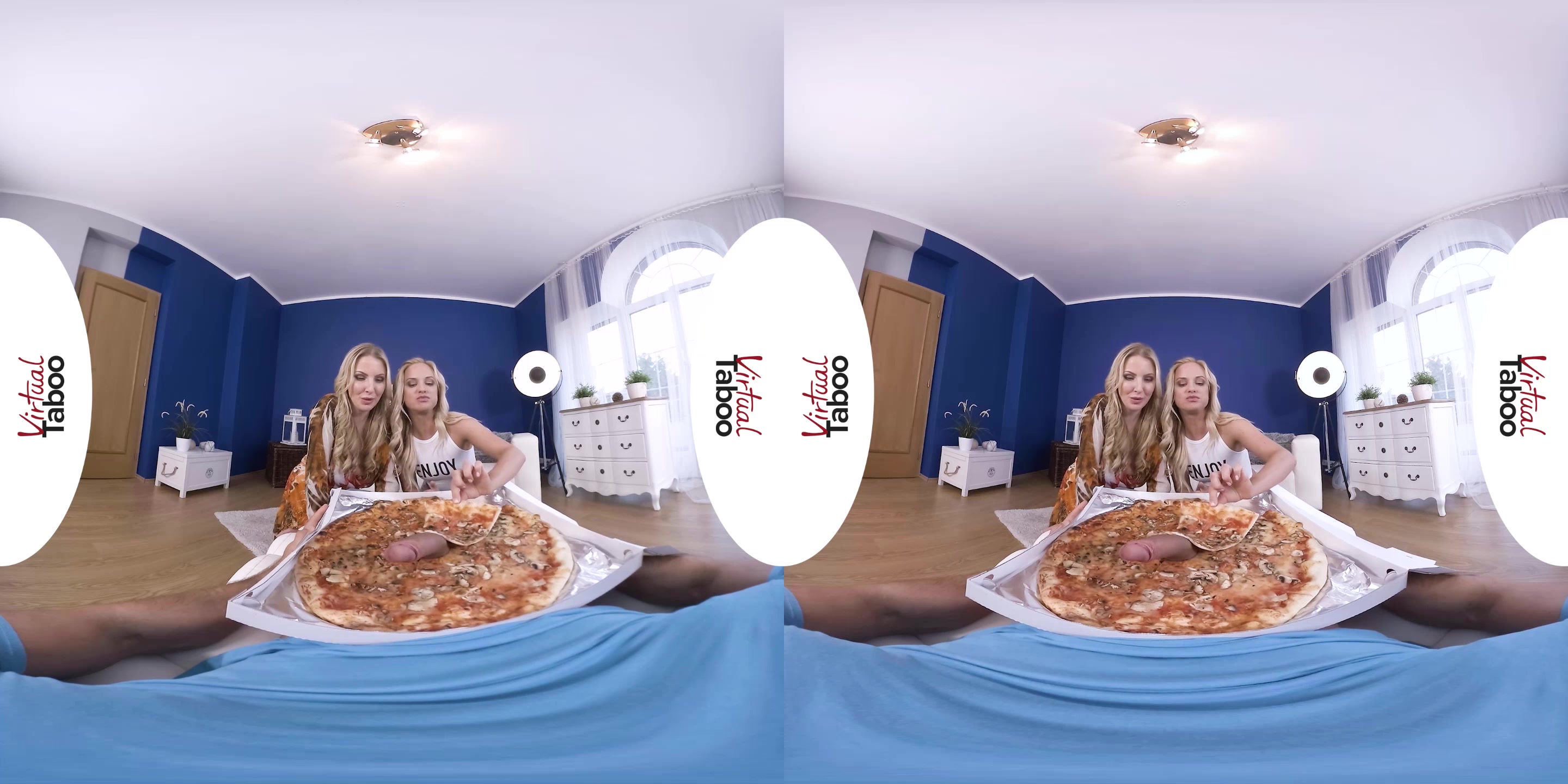 Cousin Brings Pizza And Dick - VirtualTaboo