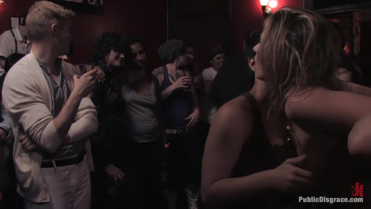 All Girl Public Disgrace: Ariel X humiliated and used in a queer bar
