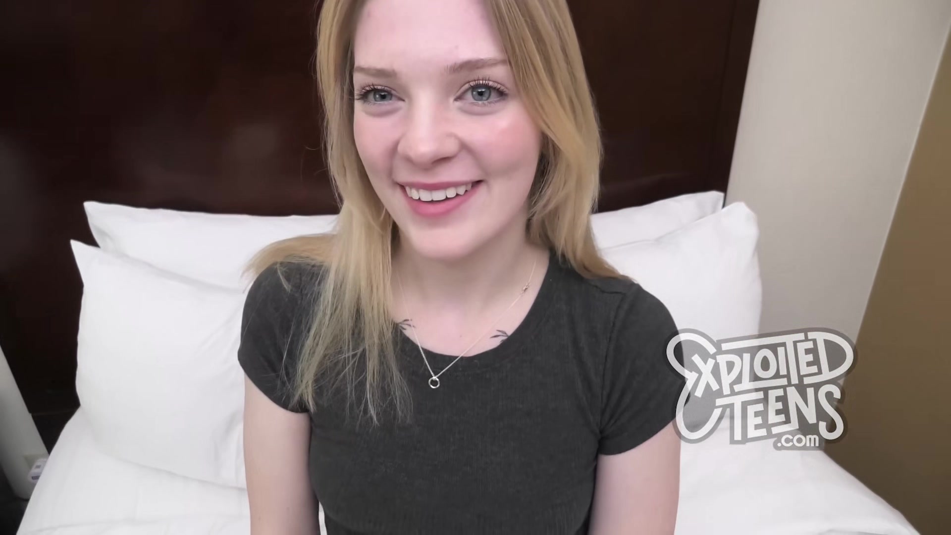 She is an 18 year old blonde with a virgin like pussy