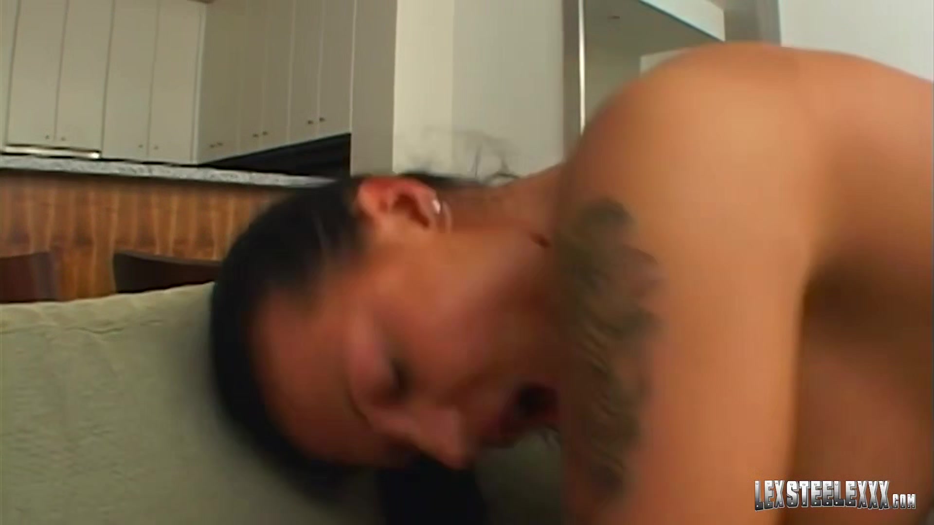 Black Diamond Gets Her Chest Covered In Lex Steele's Chocolate Milk!