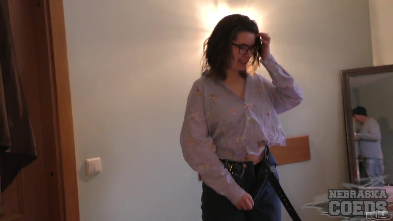18yo Marija Came Back And Got Totally Naked This Time But Still Very Shy And Left Early Scared - NebraskaCoeds