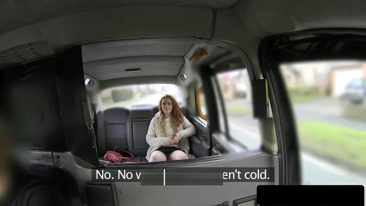 Ginger taxi brit cumsprayed on pussy