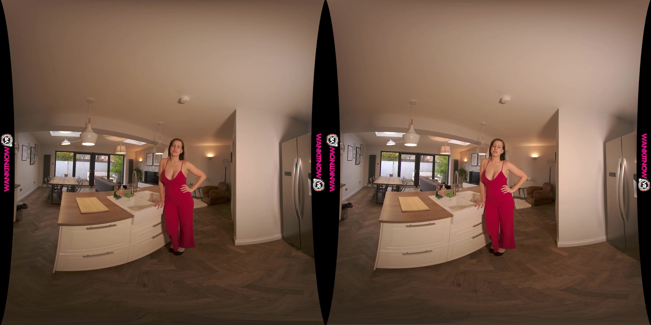 Red Dress featuring Tindra Frost - WankitNowVR