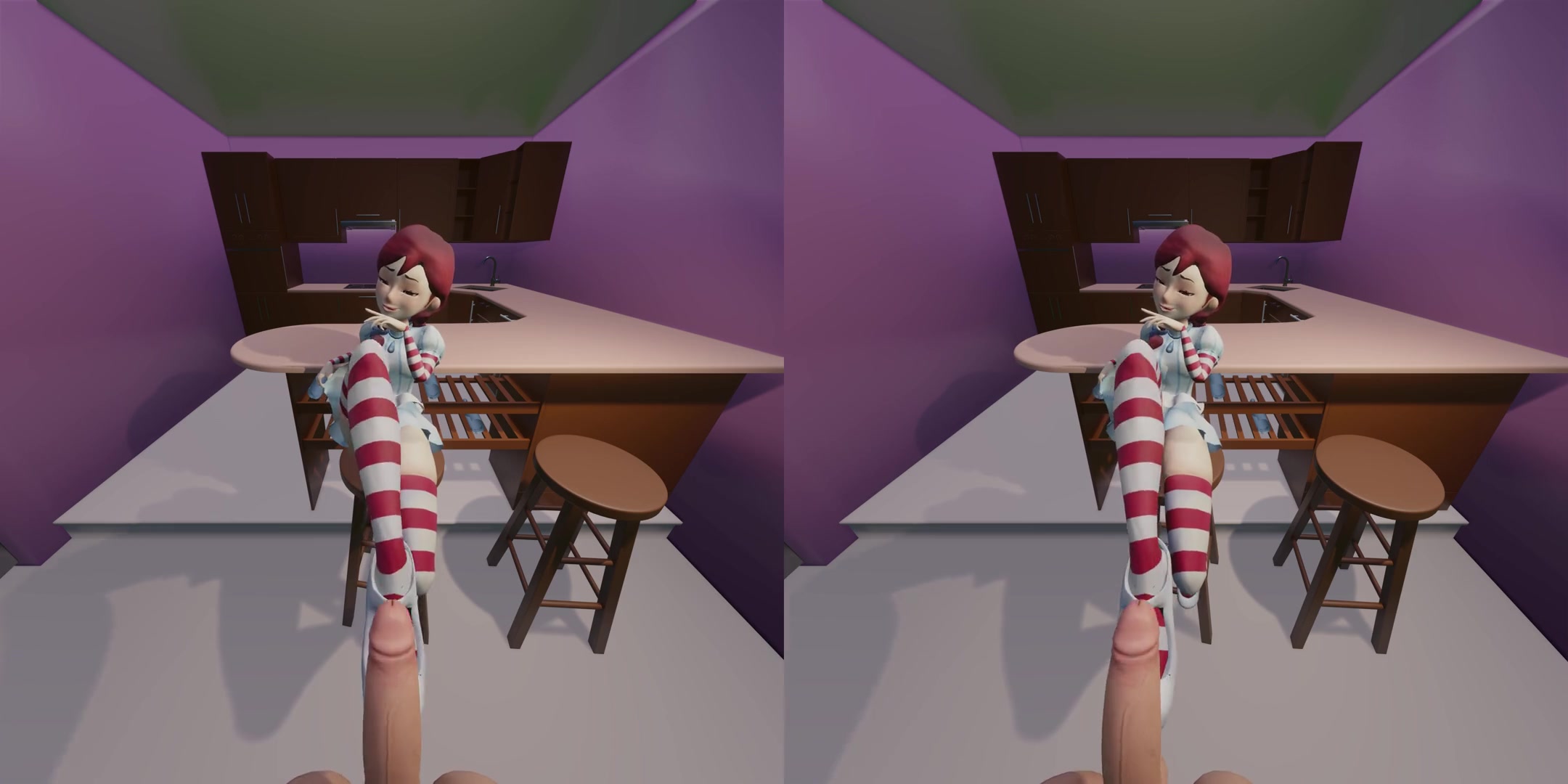 Wendy Footjob - Cute Cosplay CGI - VRAnimeTed - SexLikeReal
