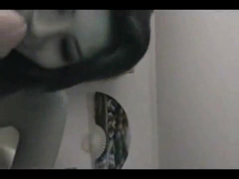 Pretty Japanese emo girl has a lesson of blowjob