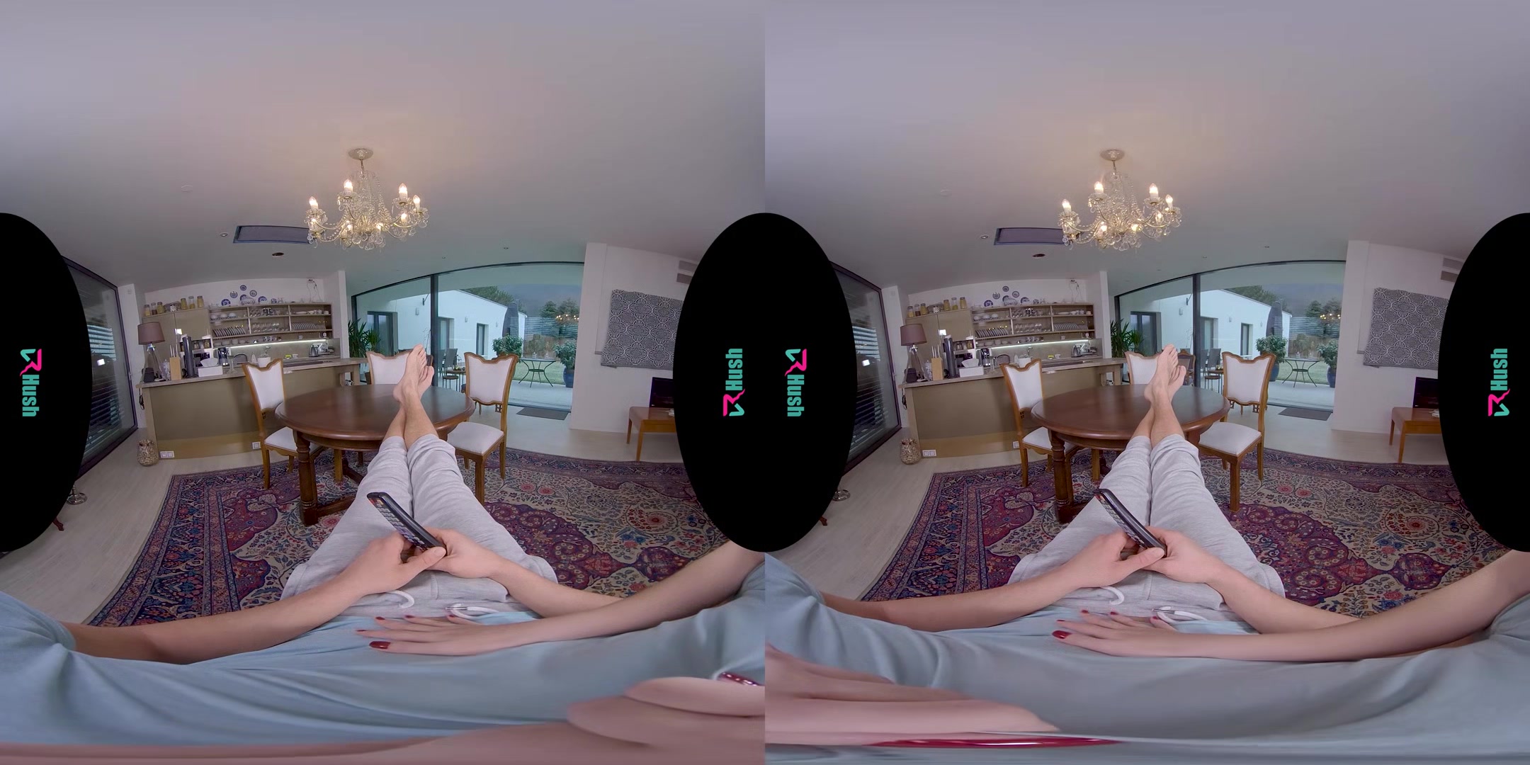 VRHUSH Antonia Sainz distracts you from watching TV