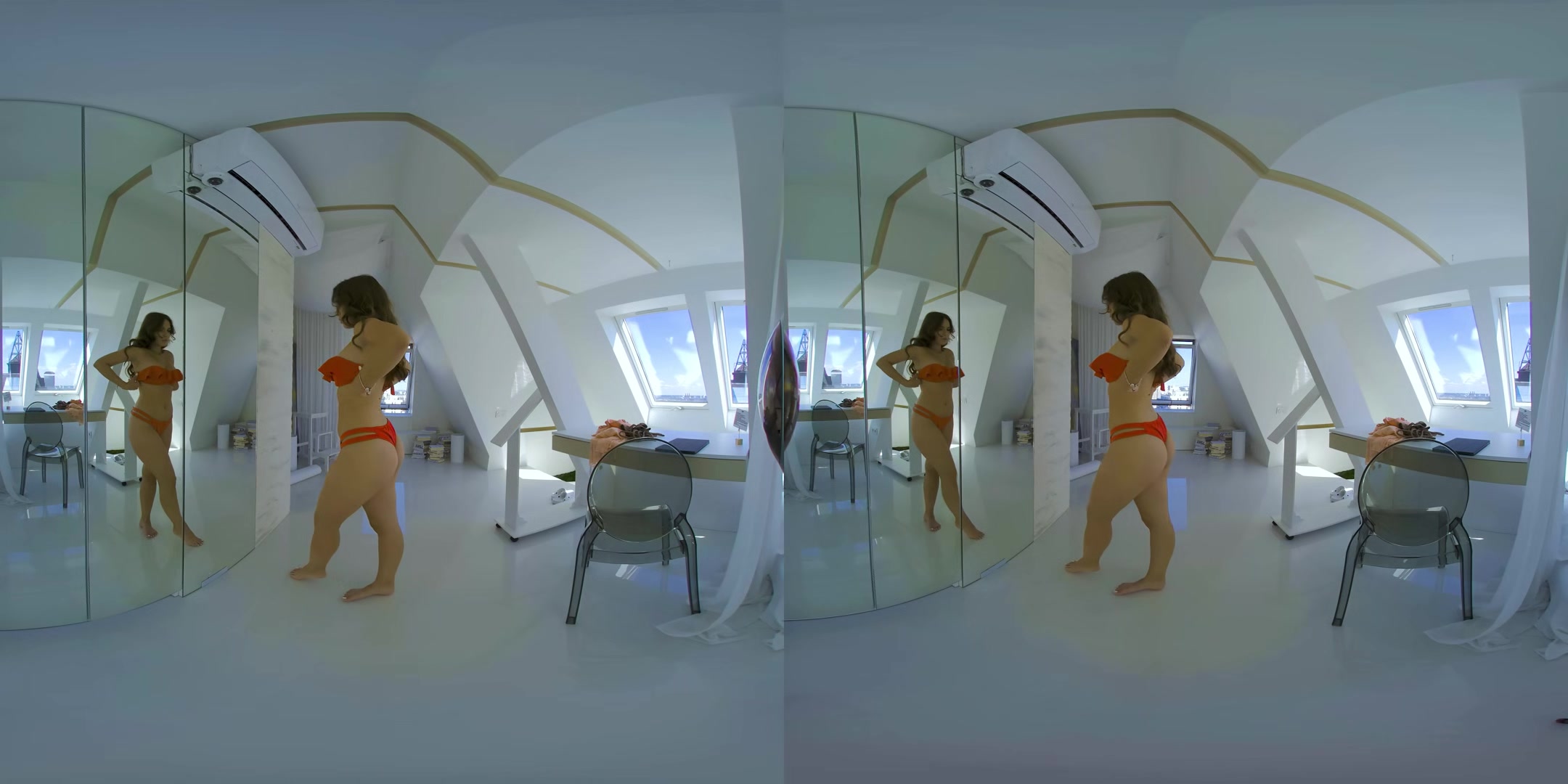 Olena's Striptease In The White Clouds - Vrsun