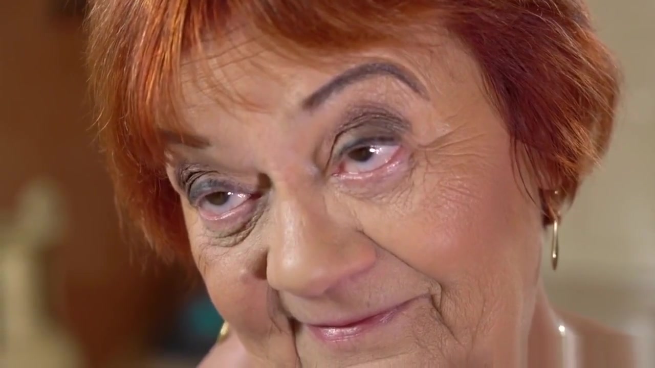 Old ginger bitch fucked from behind