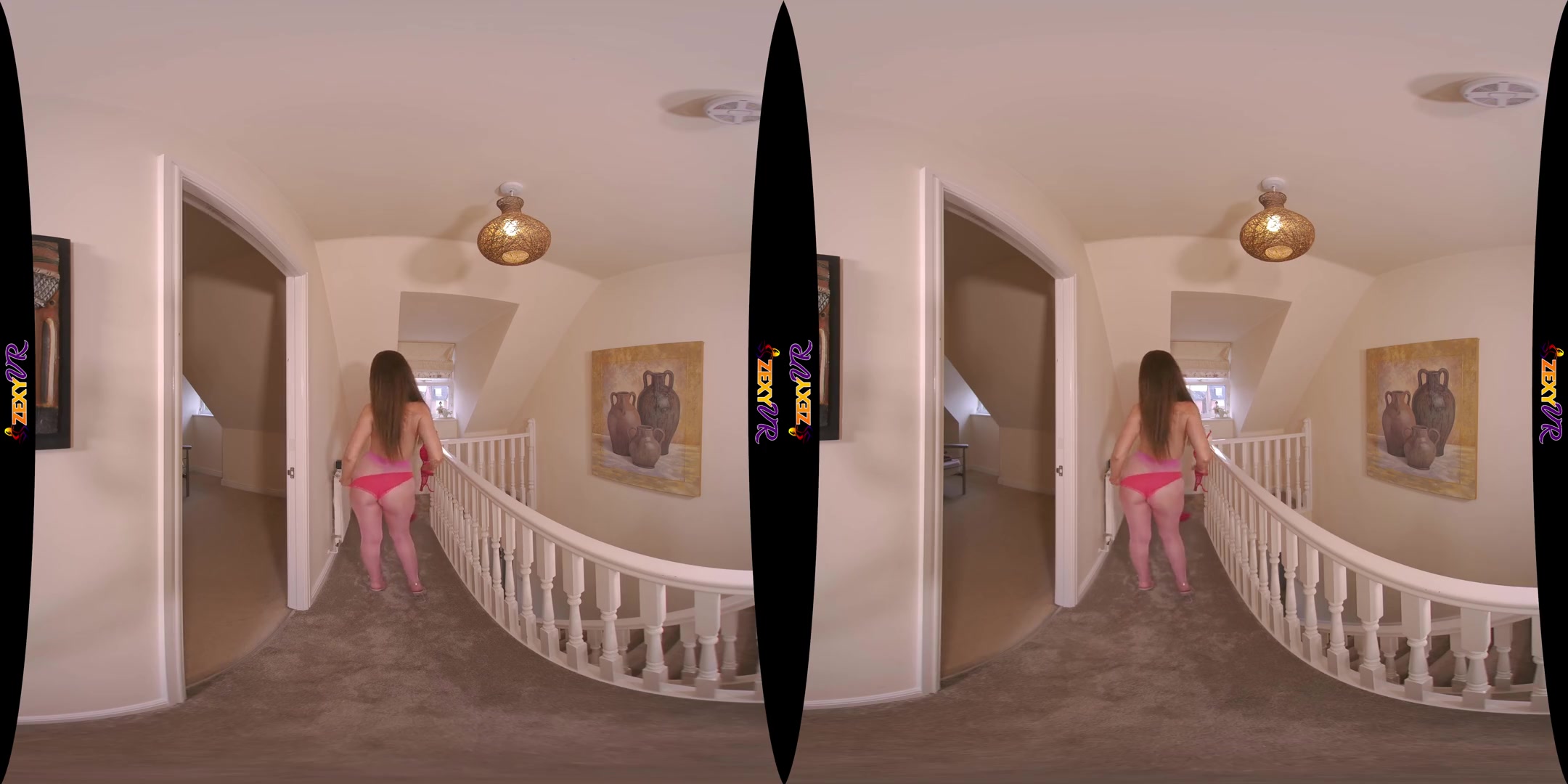 Follow Me - Big Tits Amateur in Red Lingerie Stripping
