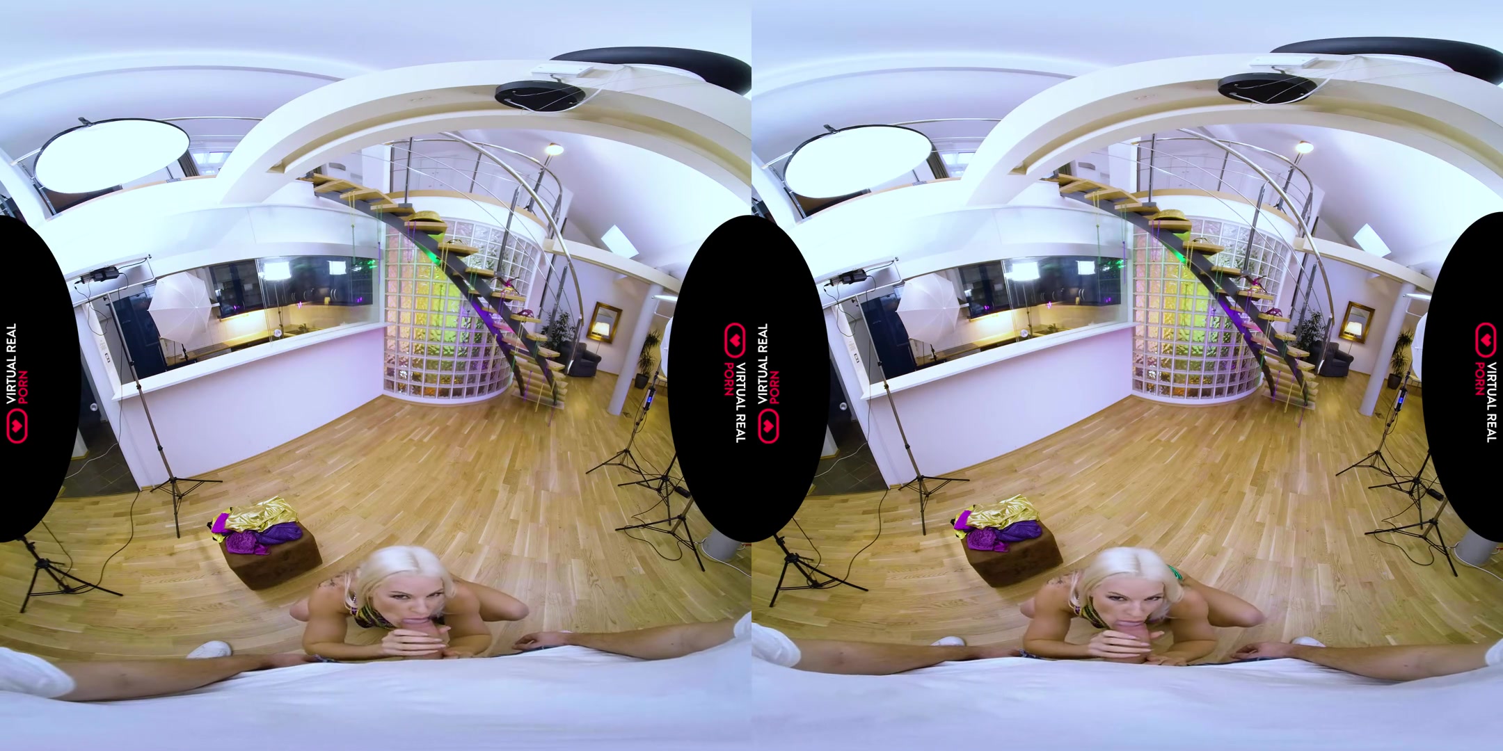 Mardi Gras Photoshoot - Big Tits Blonde Pornstar Anal POV VR