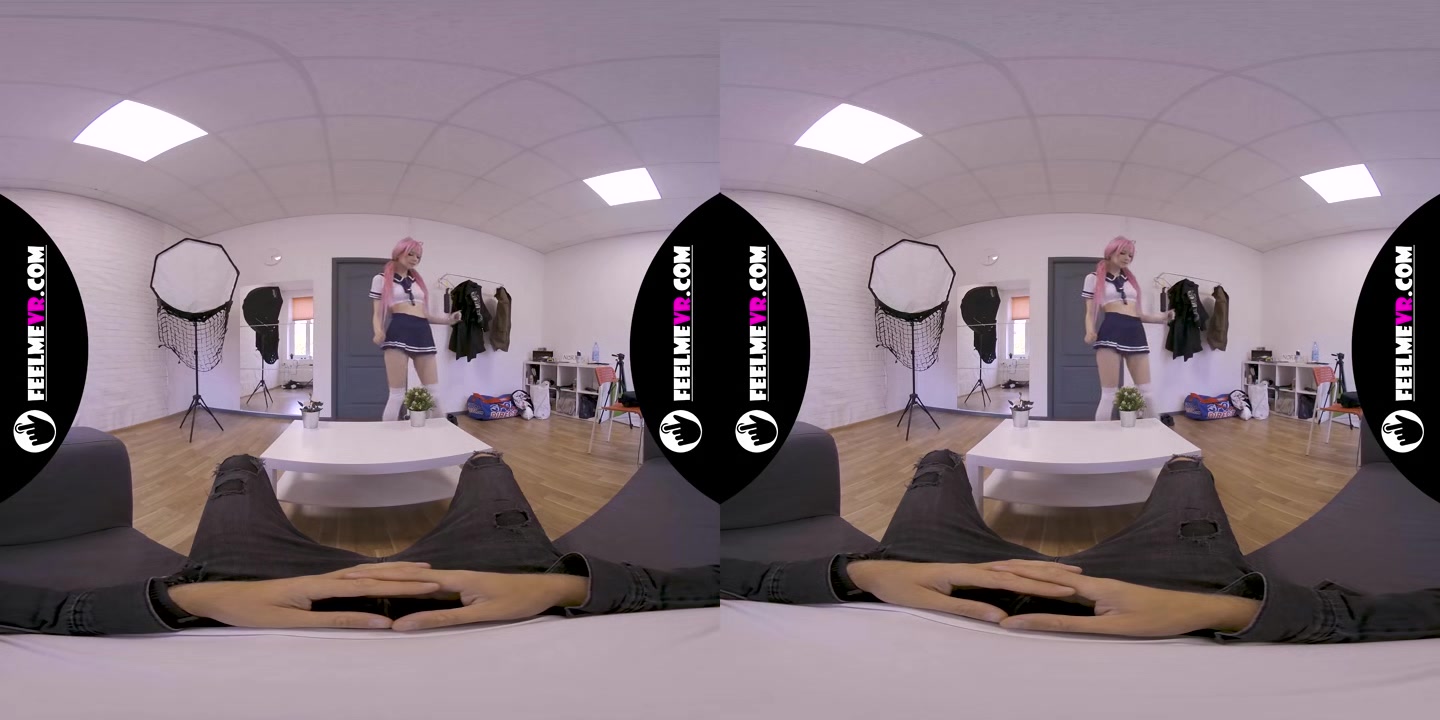 Virtual Reality Nude Lapdance Video With Pink Hair Girl Lilly - FeelMeVR