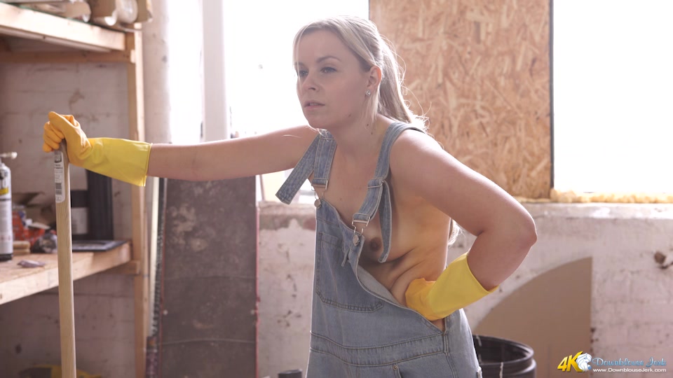 Anna Belle in Do The Dirty Work - DownblouseJerk