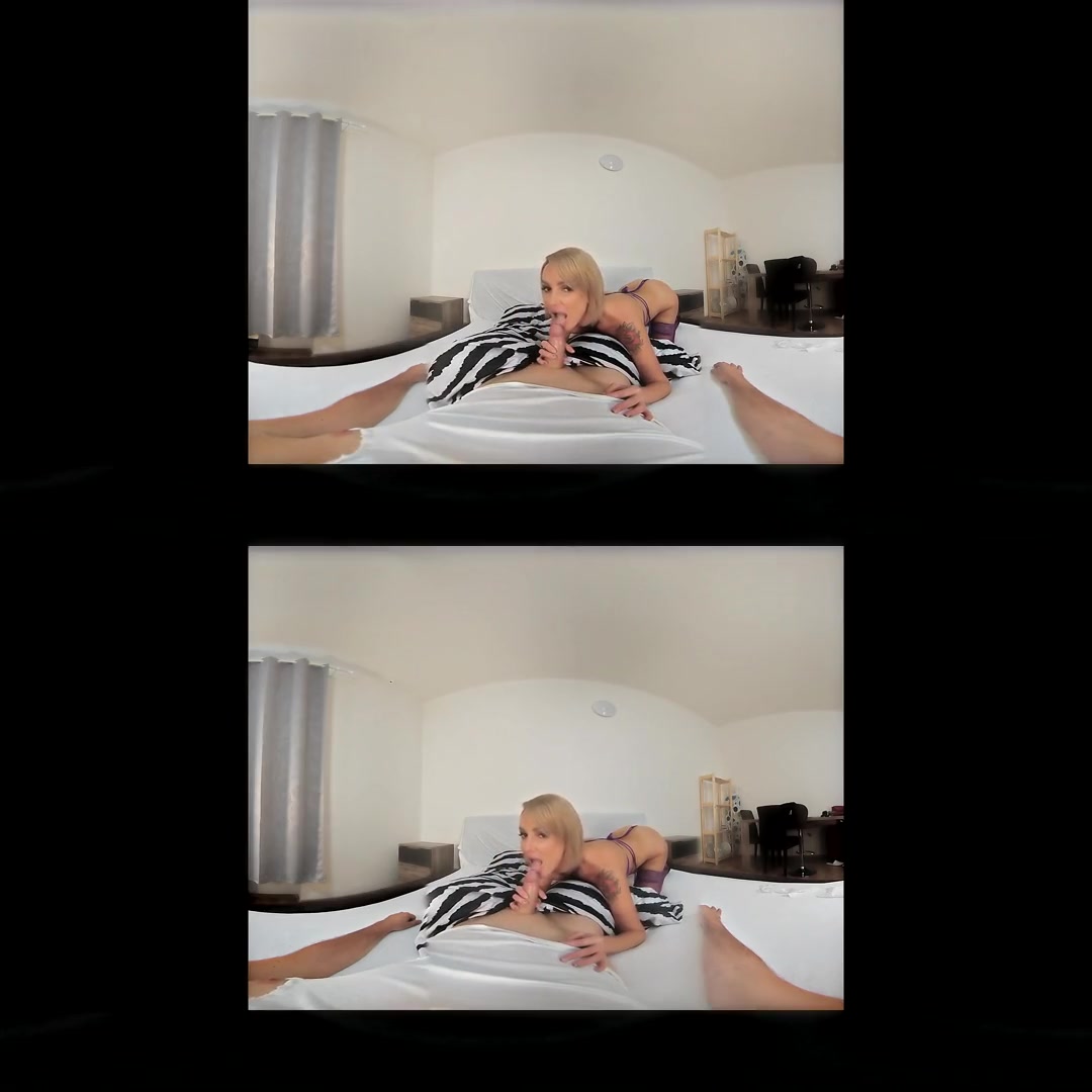 Ellen Million: Purple Fantasy - Blonde Blowjob Swallowing