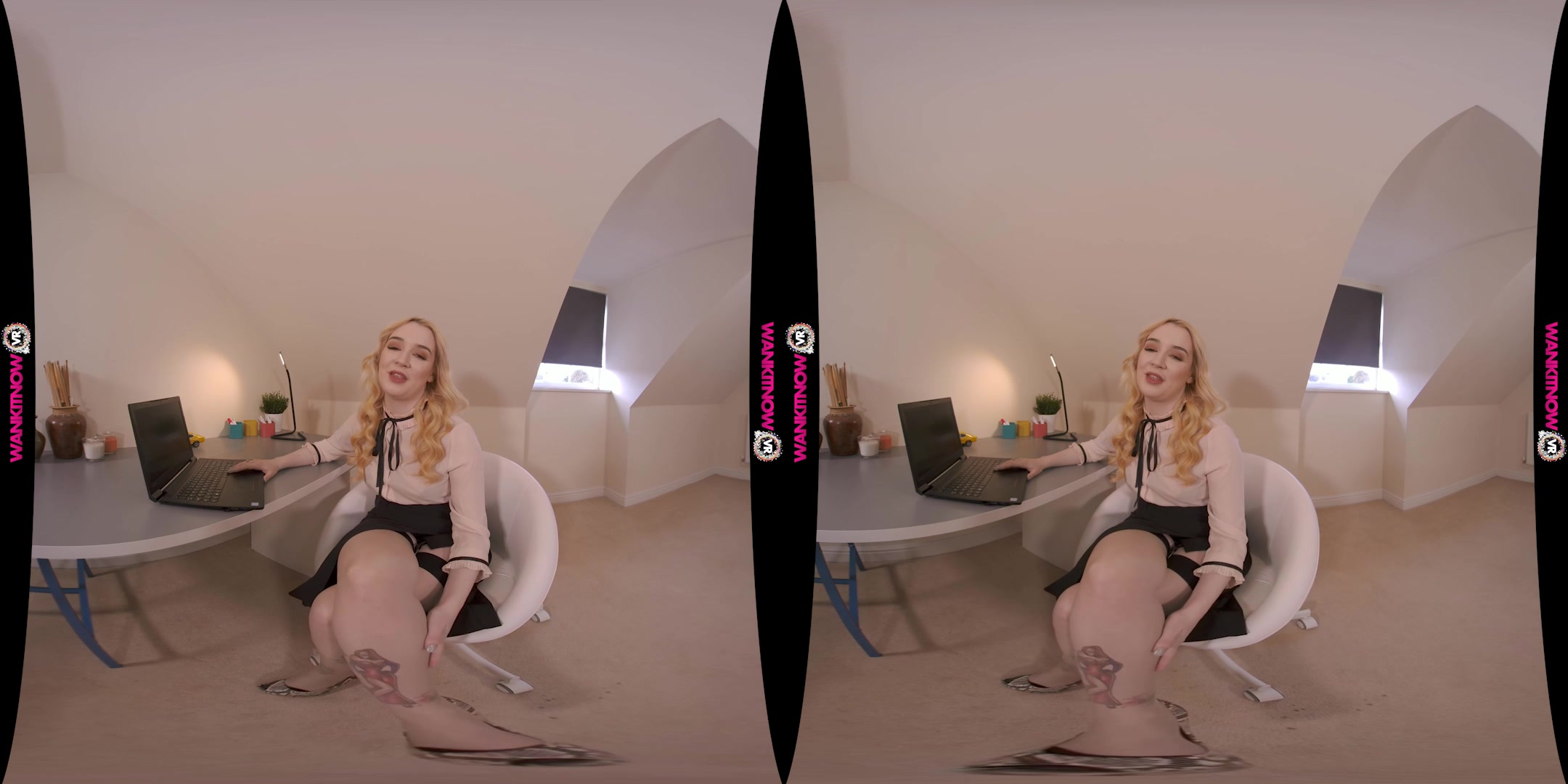 Office Gossip featuring Lana - WankitNowVR