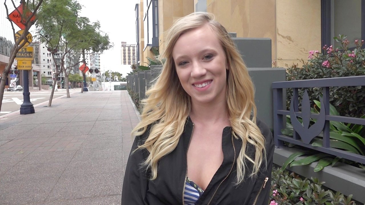 New talent Bailey Brooke gets banged in her first porn performance - Bang