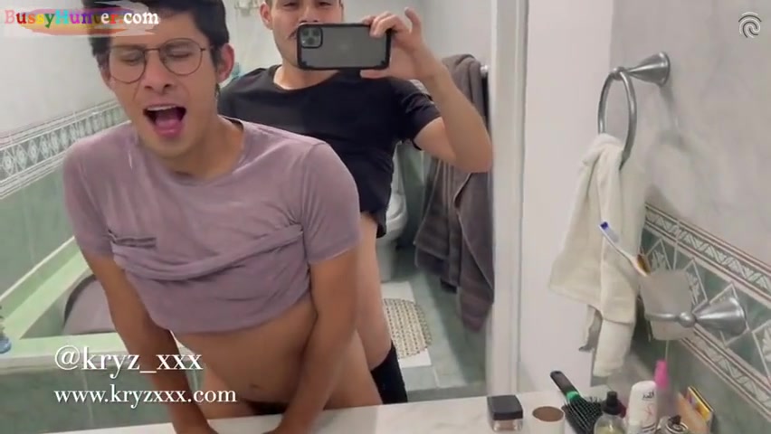 Fucking A Twink In My Friends Bathroom