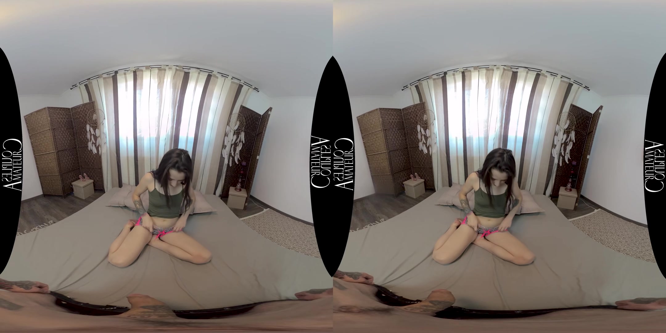 Skinny teen 18+ Tries Anal And Finishes With A Creampie - AmateurCouplesVR