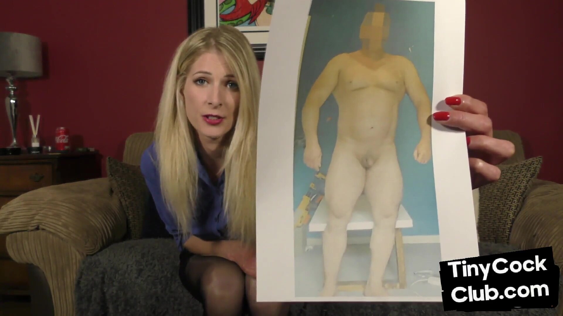 SPH amateur British domina disgusted by smallcock pics