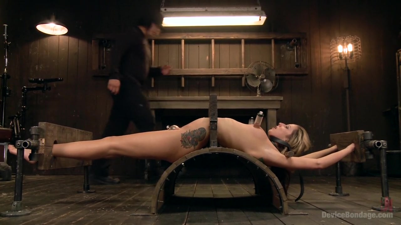 Hot Blonde is devastated by sadistic torment and screaming orgasms!!