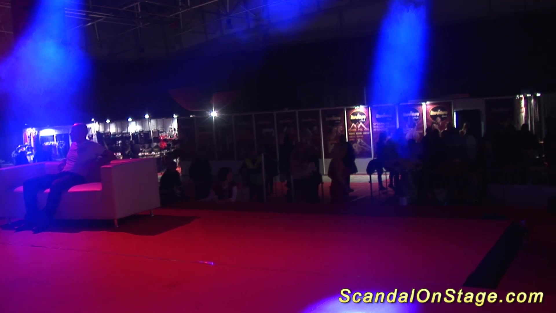 show on public show stage