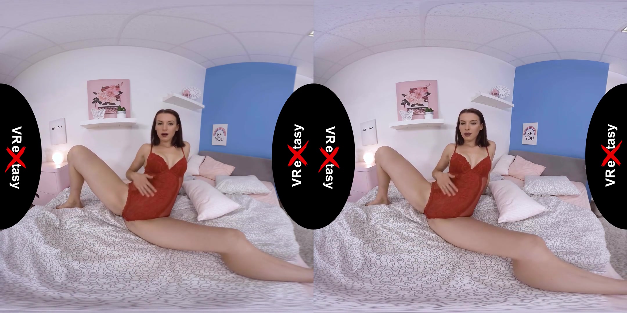 Victoria Daniels - Relaxes with Her Favorite Toy; Cute Brunette Amateur Solo