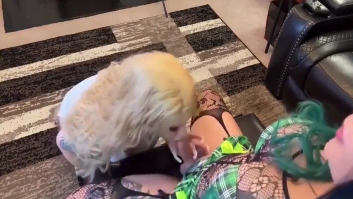 Trans Couple With Big Fake Tits And Asses