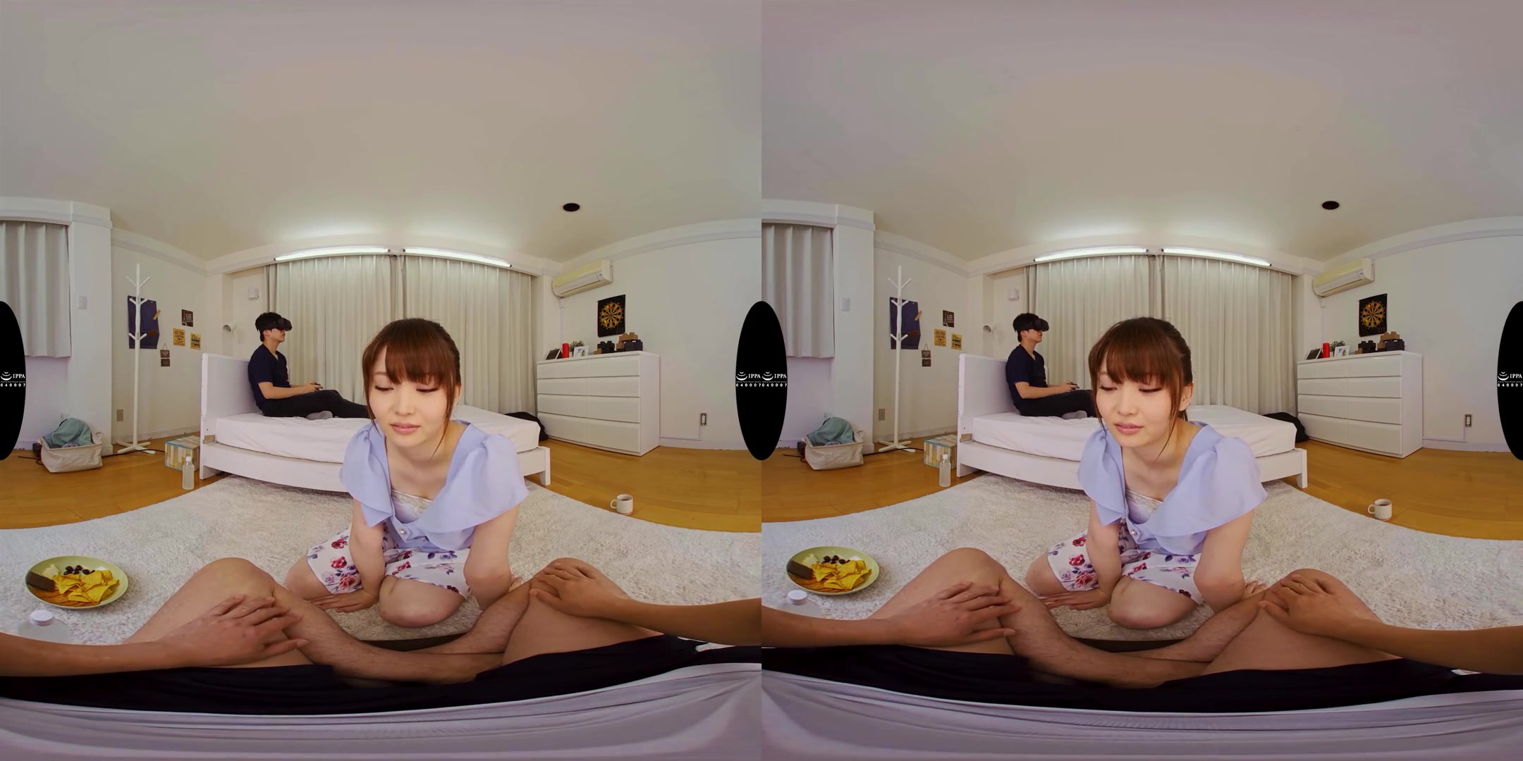 Alone in a Room with Her Stepbrother Who' Crazy about VR; JAV Cuckold NTR