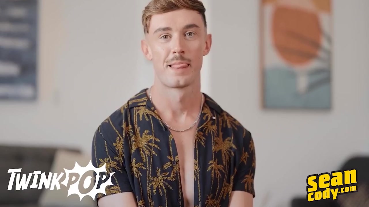 Athletic Phoenix Wanks His Hard Rock Curved Cock Until He Finishes Off With A Huge Load On The Bed