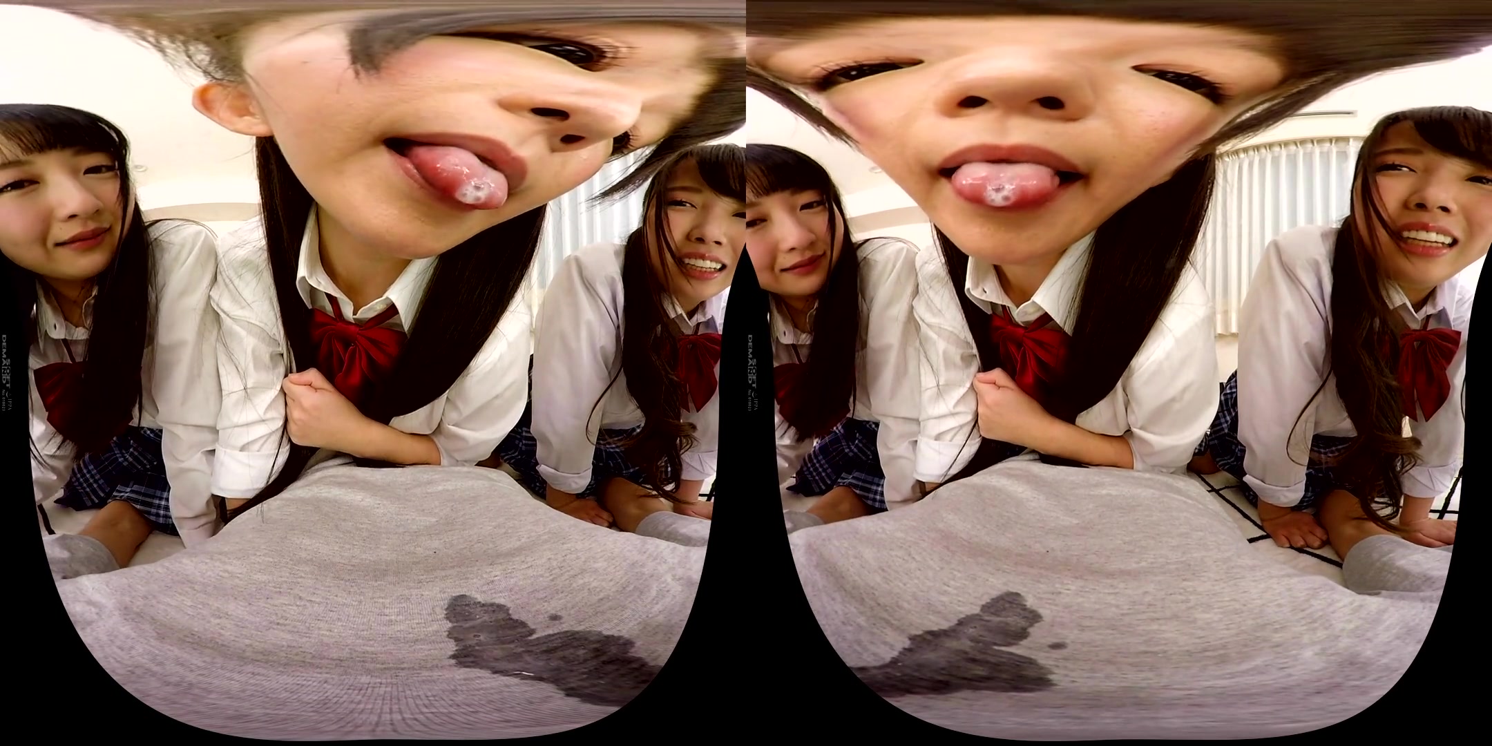 Drool-Drinking VR 2 8 - Drool Spit Asian schoolgirls 18+ Drool Fetish